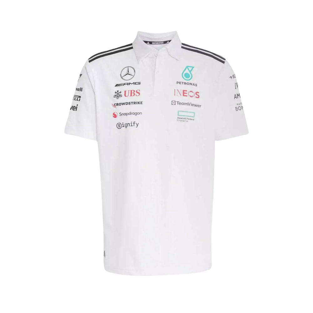 Mercedes AMG Petronas F1 2025 Polo - White