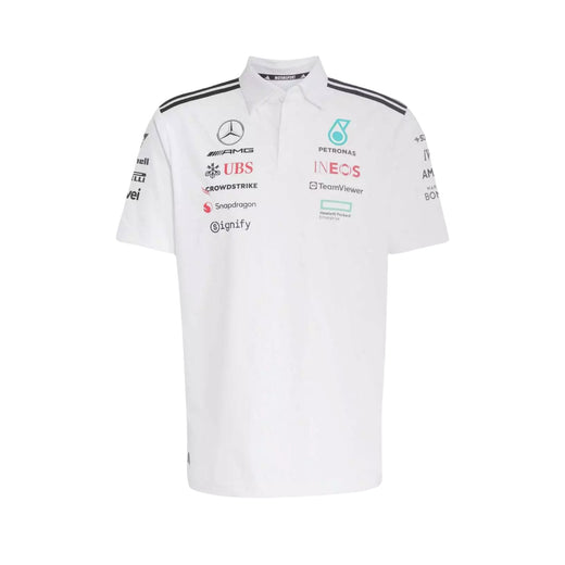 Mercedes AMG Petronas F1 2025 Polo - White