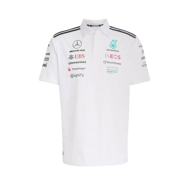 Mercedes AMG Petronas F1 2025 Polo - White