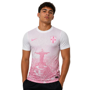 Brésil Édition Spéciale 26/27 - Coupe du Monde 2026 - Version Joueur - Rose et Blanc
