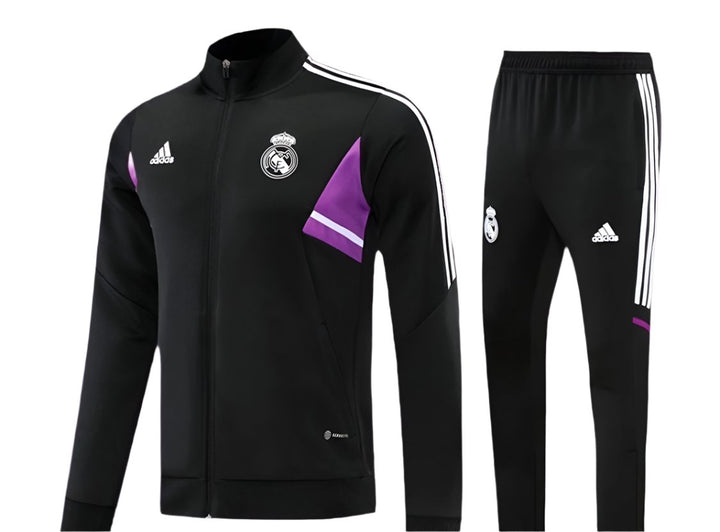 Real Madrid - Survêtement - Zip Complet - Noir et Violet 2