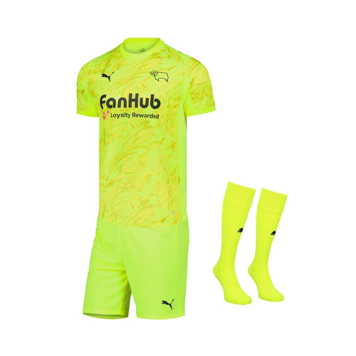 Kit - Derby County Gardiens de But 25/26 - Jaune Fluo