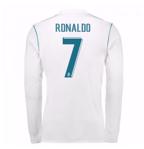 Real Madrid Domicile 17/18 - Manches Longues - Ronaldo 7