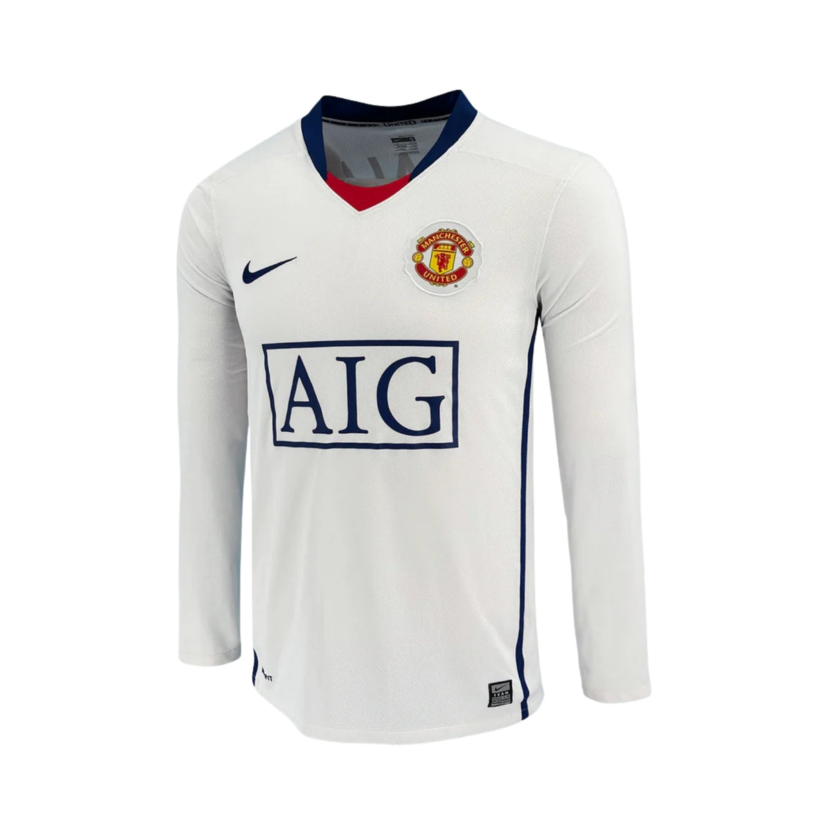 Manchester United Extérieur 08/09 - Manches Longues - Vue de face