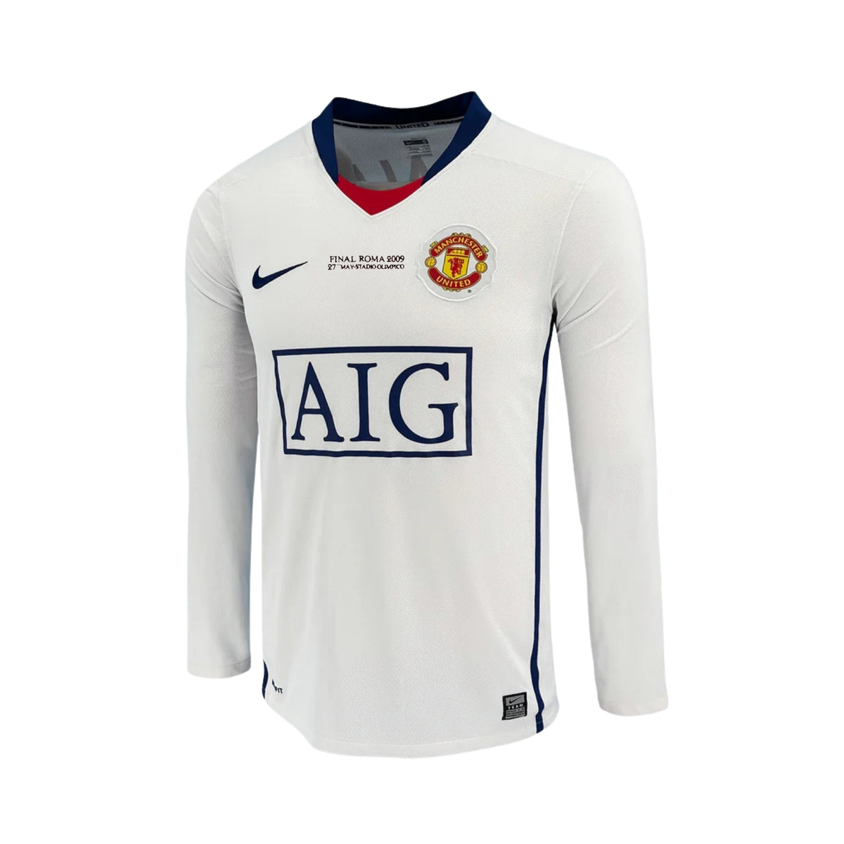 Manchester United Extérieur 08/09 CL Finalie Édition Spéciale - Manches Longues - Vue de face