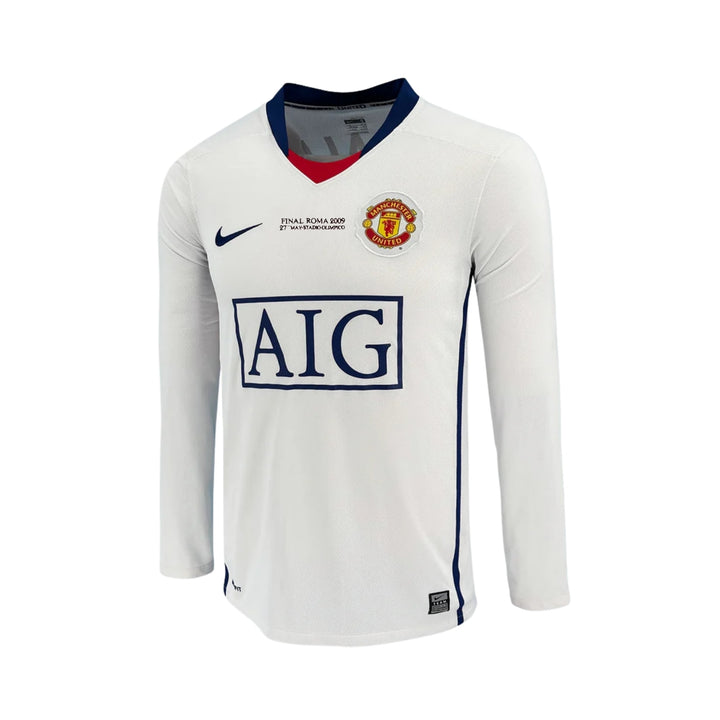 Manchester United Extérieur 08/09 CL Finalie Édition Spéciale - Manches Longues