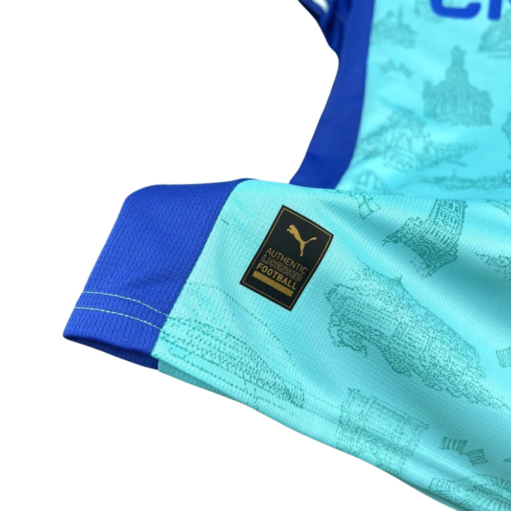 Olympique de Marseille Gardiens de But 25/26 - Bleu Clair et Bleu