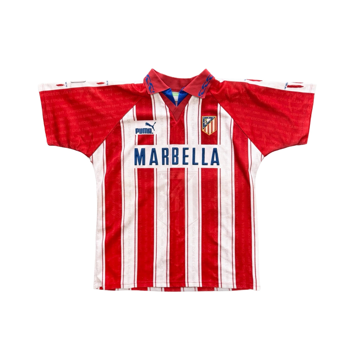 Atlético de Madrid Domicile 95/96 - Vue de face
