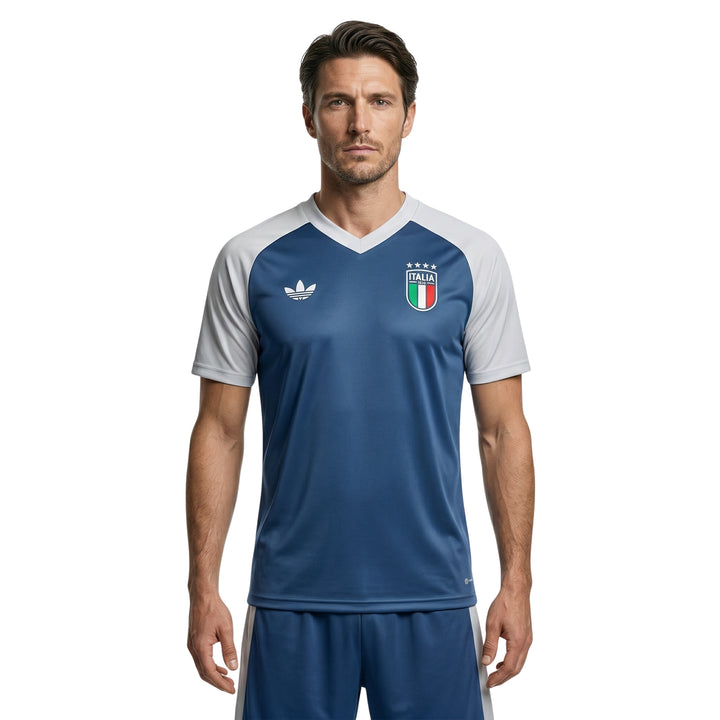 Italie Entraînement 26/27 - Coupe du Monde 2026 - Bleu et Gris