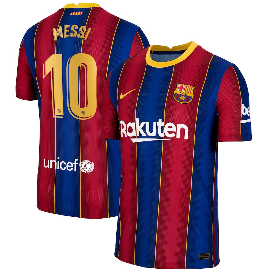 Barcelone Domicile 20/21 - Messi 10 - Vue de face