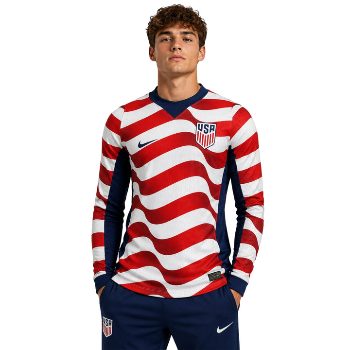 États-Unis Domicile 26/27 - Coupe du Monde 2026 - Manches Longues - Version Joueur