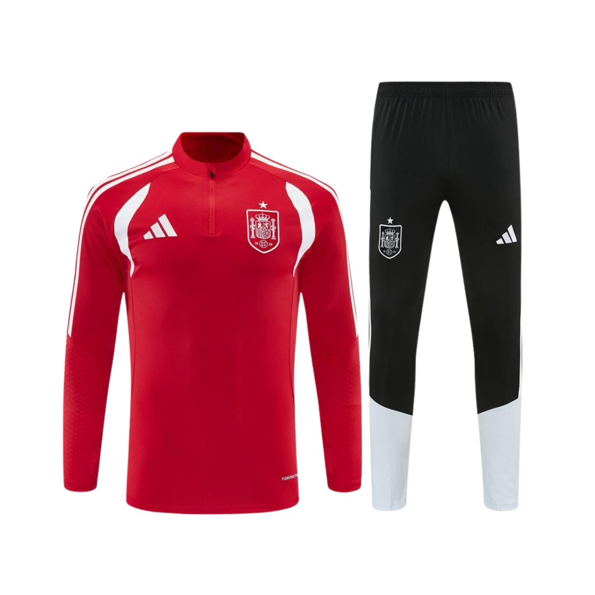 Espagne 26/27 - Survêtement - 1/2 Zip - Rouge et Blanc