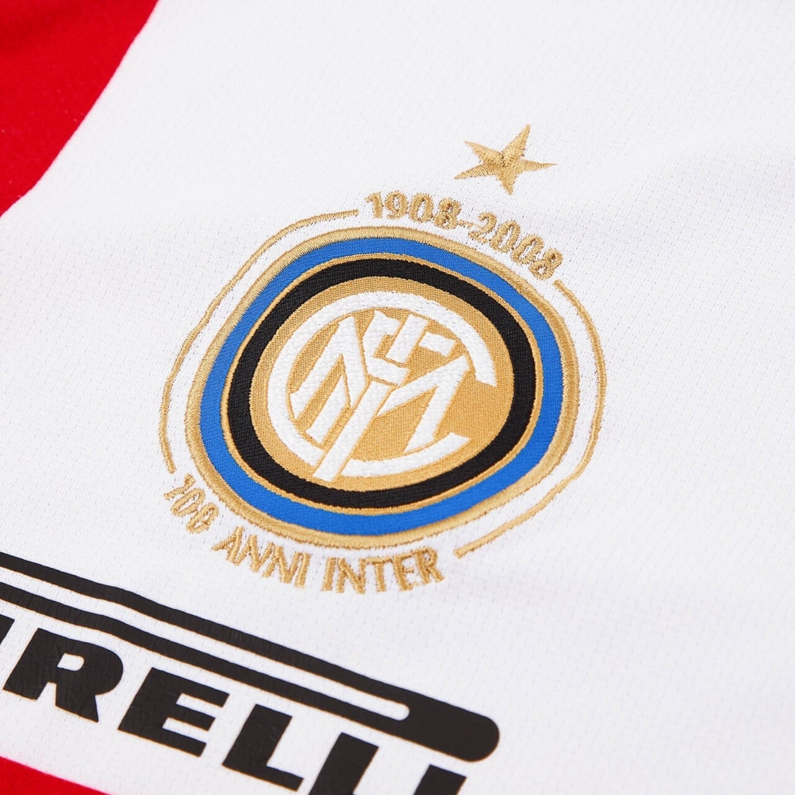 Inter Milan Extérieur 07/08 - Vue rapprochée