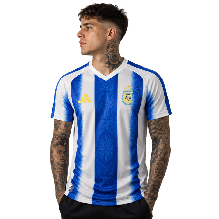 Argentine Édition Spéciale 26/27 - Coupe du Monde 2026 - Version Joueur - Blanc et Bleu