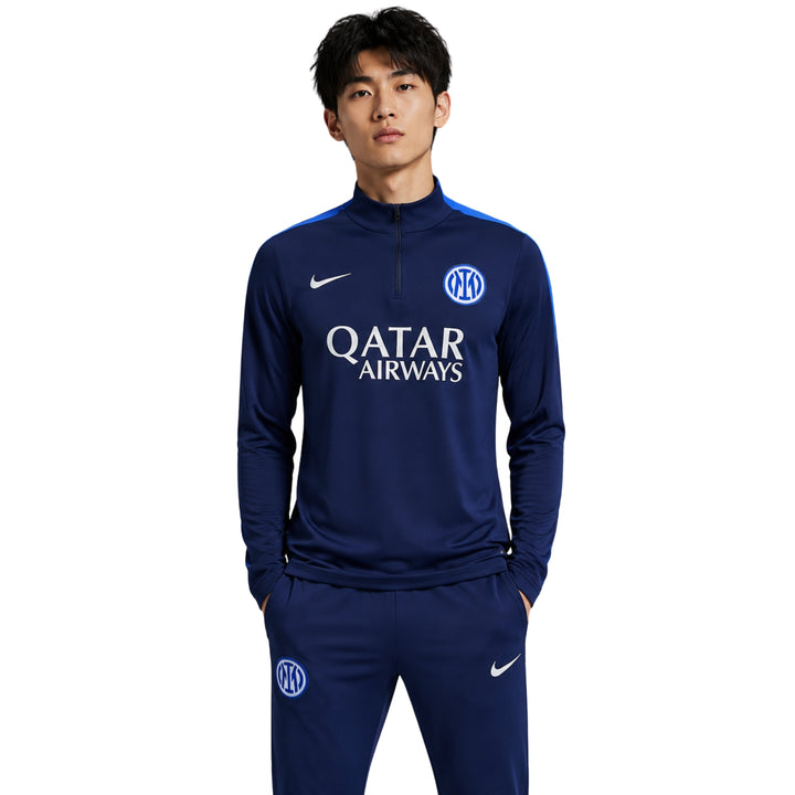 Inter Milan 26/27 - Survêtement - 1/2 Zip - Bleu Marine