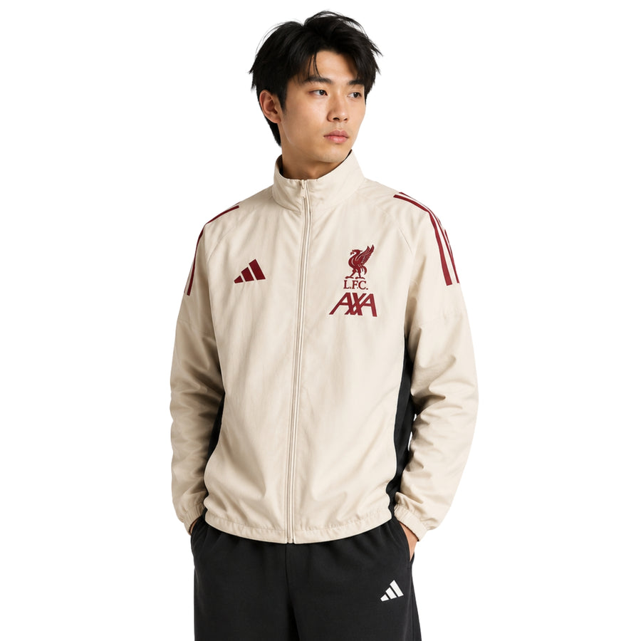 Windbreaker - Liverpool 26/27 - Beige and Red