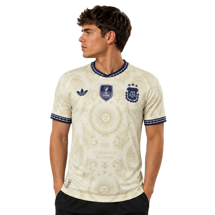 Argentine Édition Spéciale 26/27 - Coupe du Monde 2026 - Version Joueur - Beige