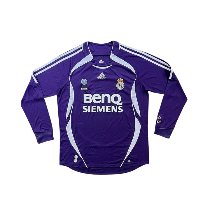 Real Madrid Extérieur 06/07 - Manches Longues - Violet