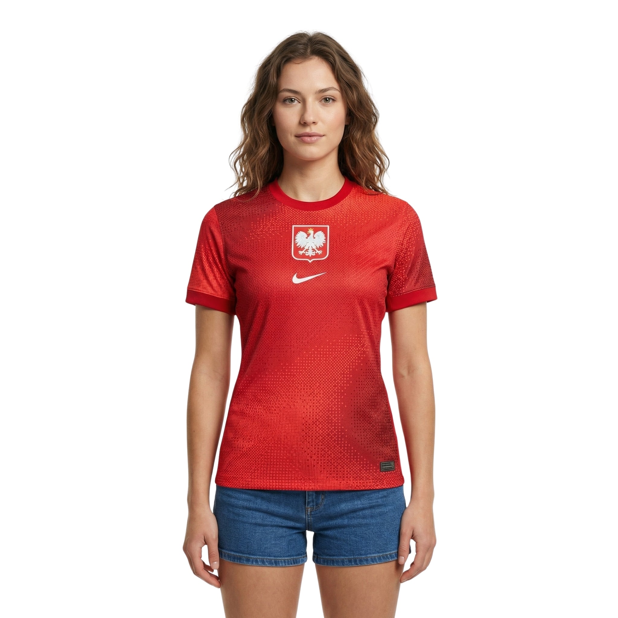 Pologne Extérieur 25/26 - Euro Féminine 2025 - Vue de dos