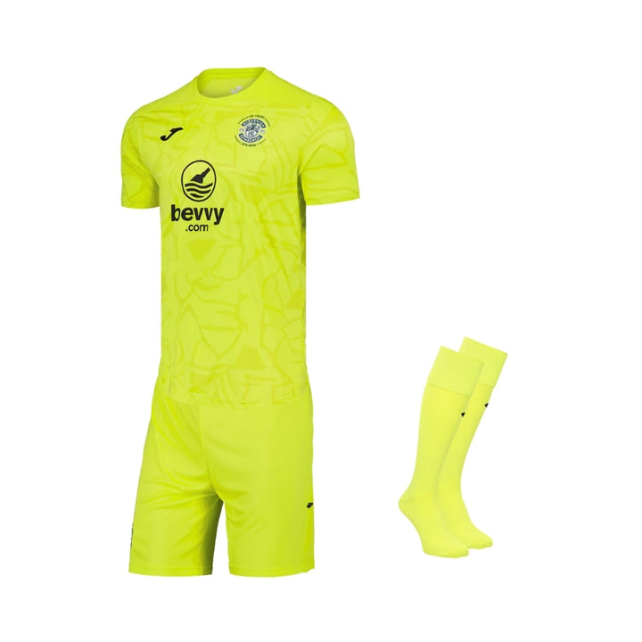 Kit - Hibernian Gardiens de But 25/26 - Jaune Fluo
