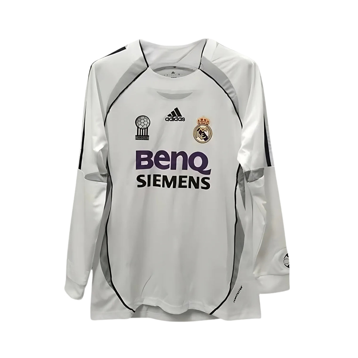 Real Madrid Domicile 06/07- Manches Longues - Vue de face