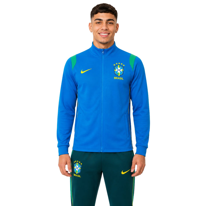 Brésil 26/27 - Survêtement - Zip Complet - Bleu et Vert