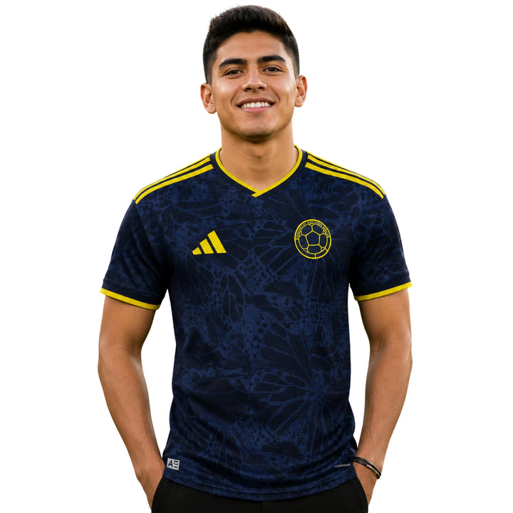 Colombie Édition Spéciale 26/27 - Coupe du Monde 2026 - Version Joueur - Bleu Marine et Jaune