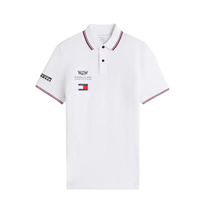 Polo Shirt Cadillac F1 2026 - Blanc