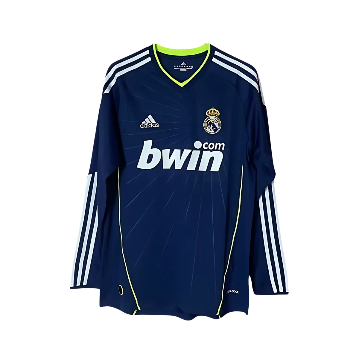 Real Madrid Extérieur 10/11 - Manches Longues - Vue de face