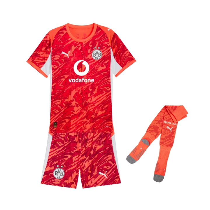 Kit - Borussia Dortmund Gardiens de But 25/26 - Orange et Rouge