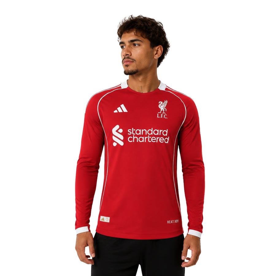 Liverpool Local 25/26 - Versión Jugador - Manga Larga
