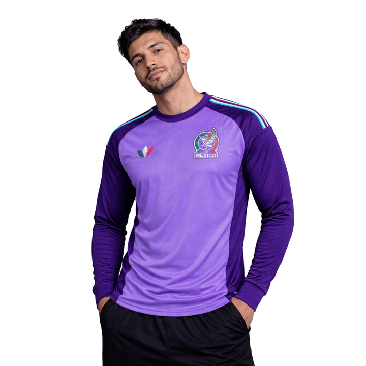 Mexique Gardiens de But 26/27 - Coupe du Monde 2026 - Manches Longues - Violet