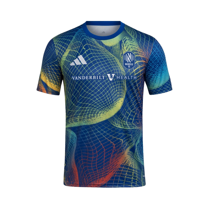 Nashville Avant-Match 25/26 - Bleu Avec Motifs Multicolores