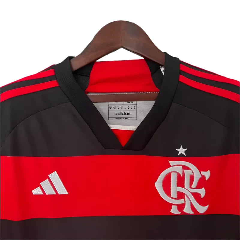 Flamengo Home 24/25 - Long Sleeve - Close-up