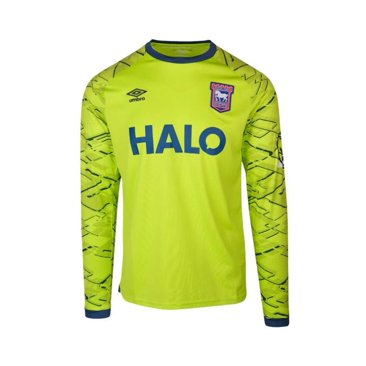 Ipswich Town F.C Gardiens de But 25/26 - Manches Longues - Vert Fluo