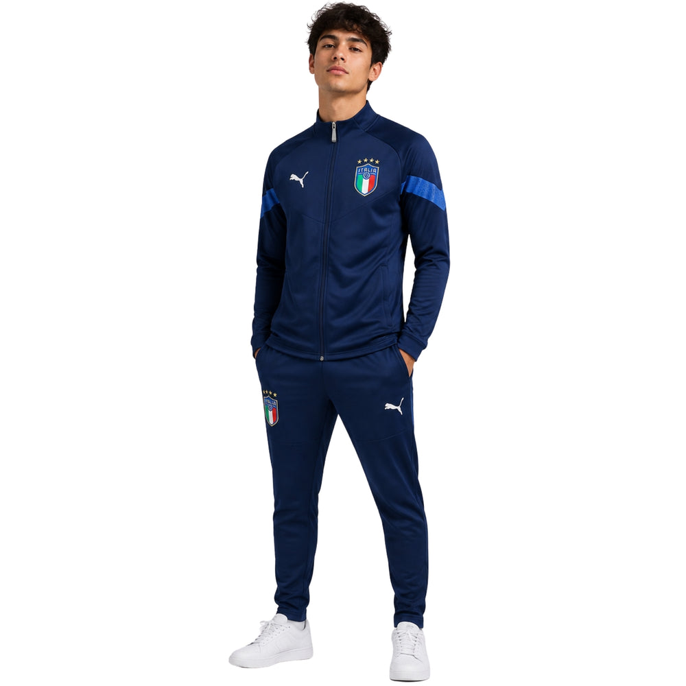 Italie - Survêtement - Zip Complet - Bleu Marine