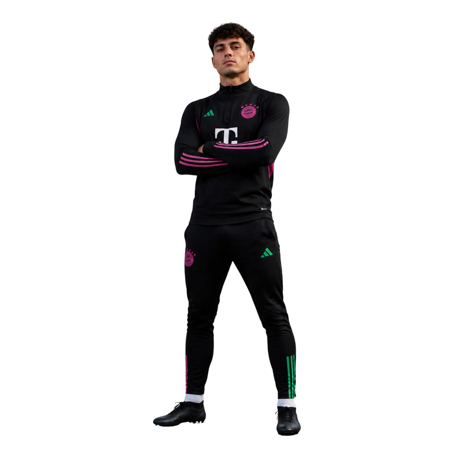 Bayern Munich - Tracksuit - 1/2 Zip - Black and Pink
