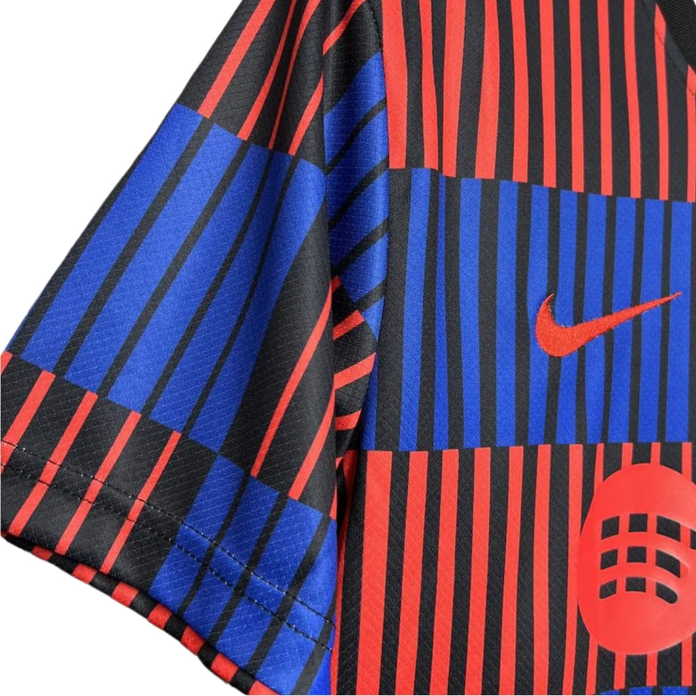 Barcelone Avant-Match 24/25 - Bleu et Rouge
