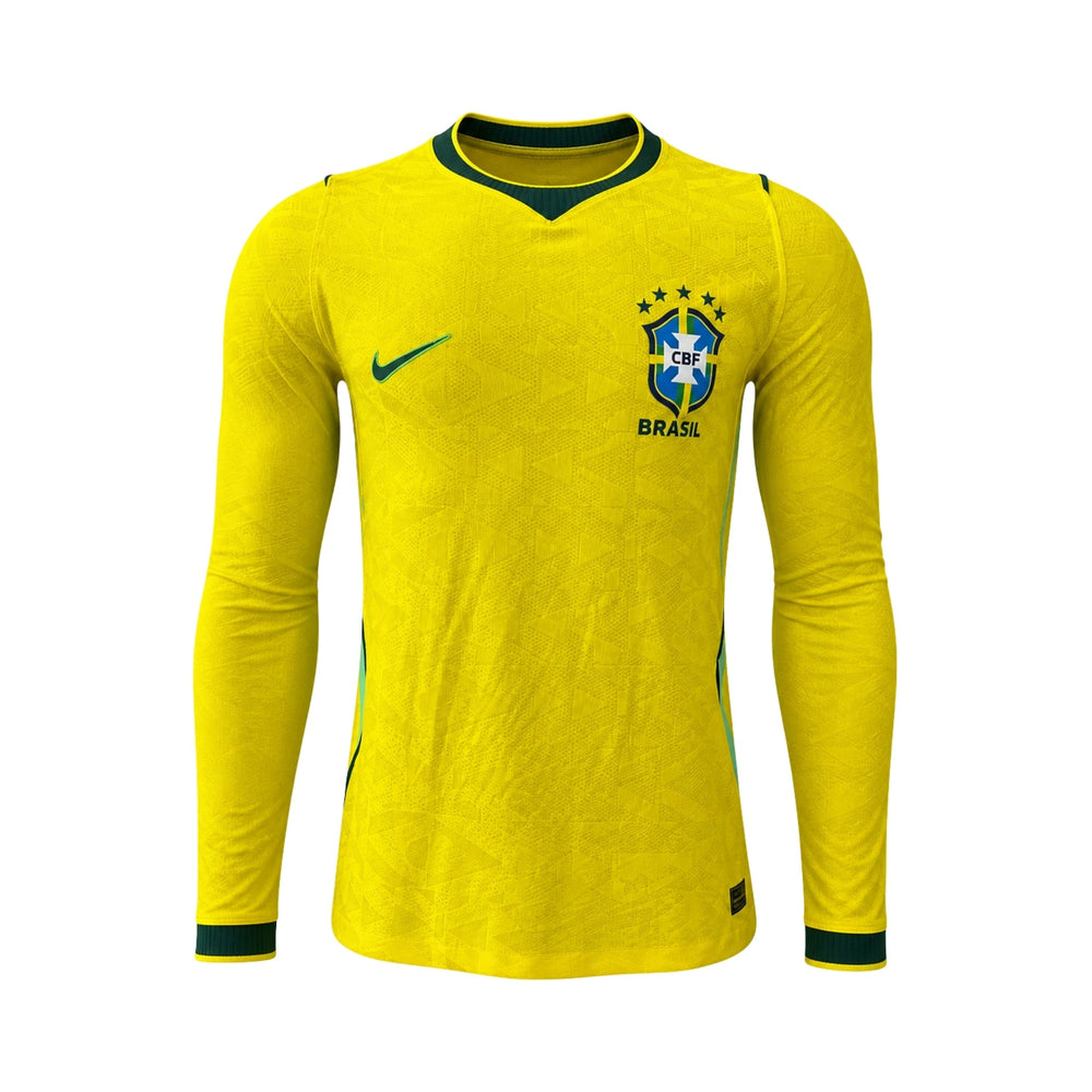 Brésil Domicile 26/27 - Coupe du Monde 2026 - Manches Longues - Version Joueur