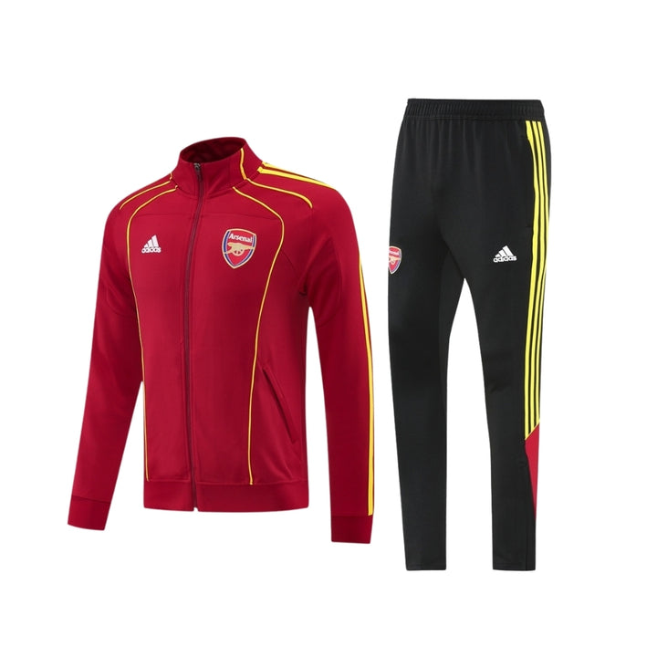 Arsenal 25/26 - Survêtement - Zip Complet - Rouge et Noir