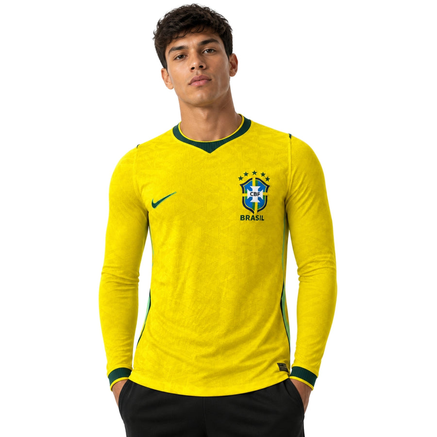 Brazil Home 26/27 - World Cup 2026 - Long Sleeve - Player Version