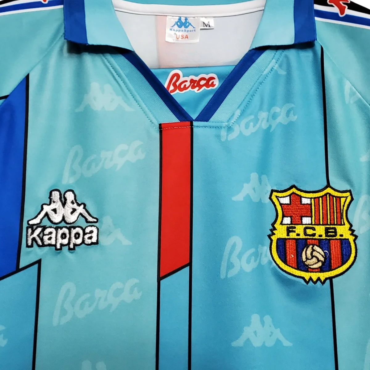 Barcelone Extérieur 96/97 - Manches Longues - Vue rapprochée
