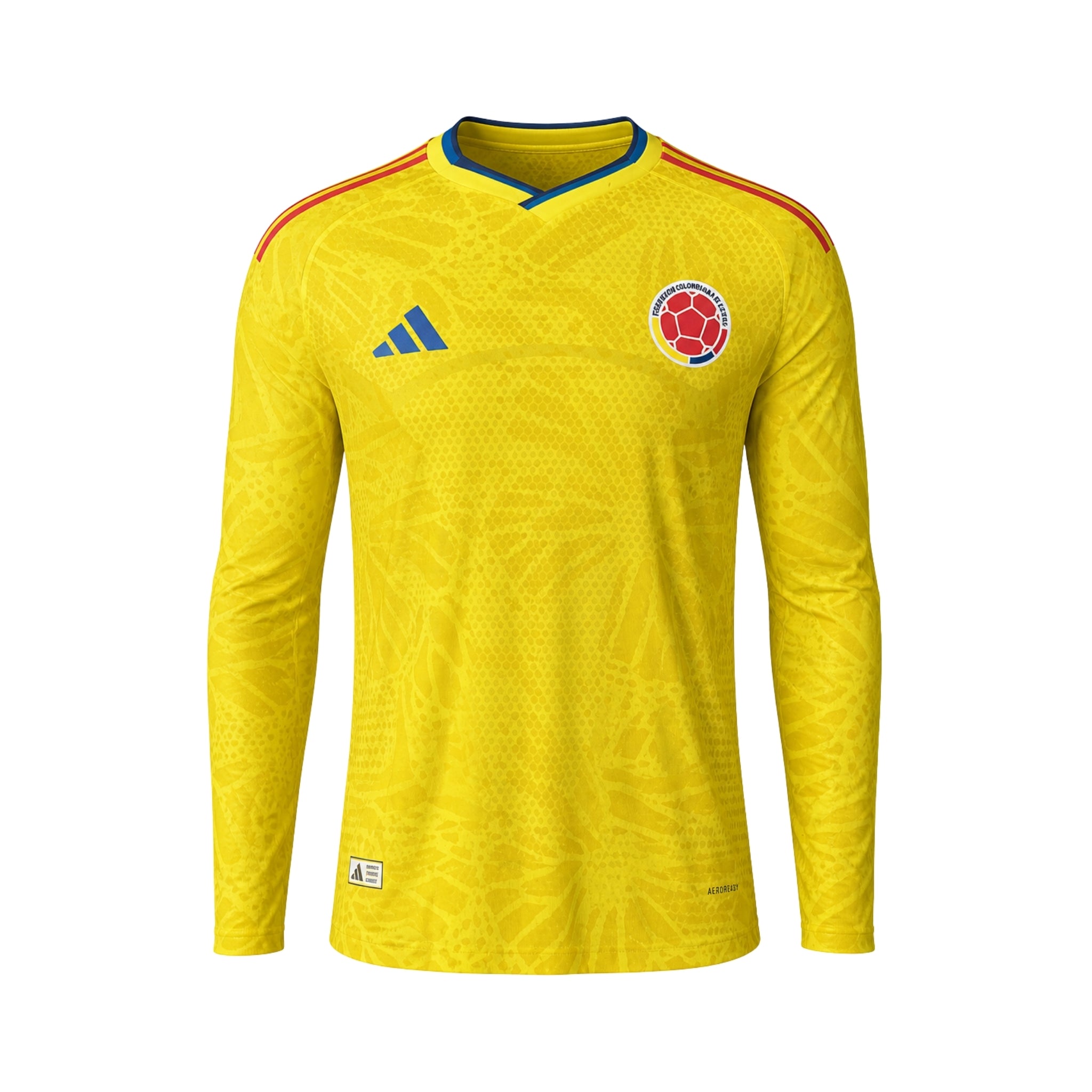 Colombie Domicile 26/27 - Coupe du Monde 2026 - Manches Longues - Version Joueur