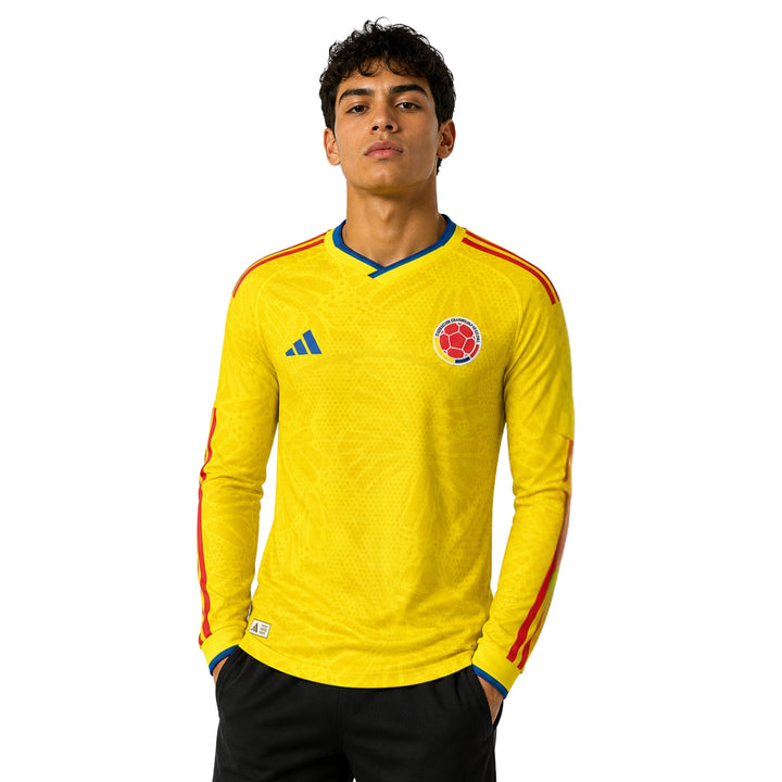Colombie Domicile 26/27 - Coupe du Monde 2026 - Manches Longues - Version Joueur