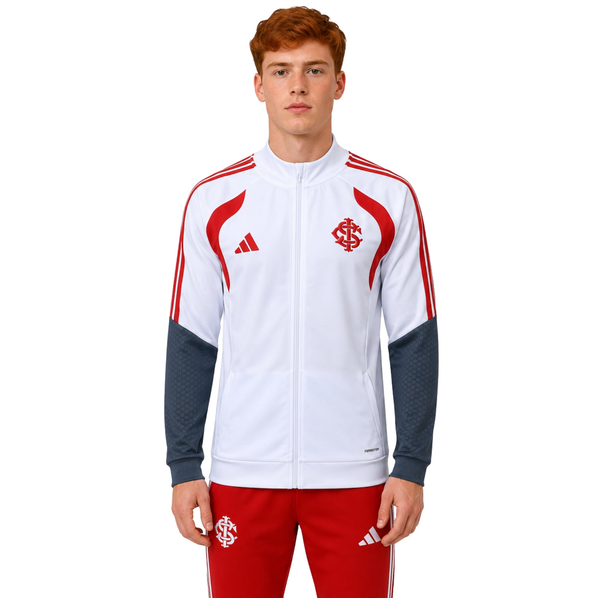 Internacional 26/27 - Survêtement - Zip Complet - Blanc