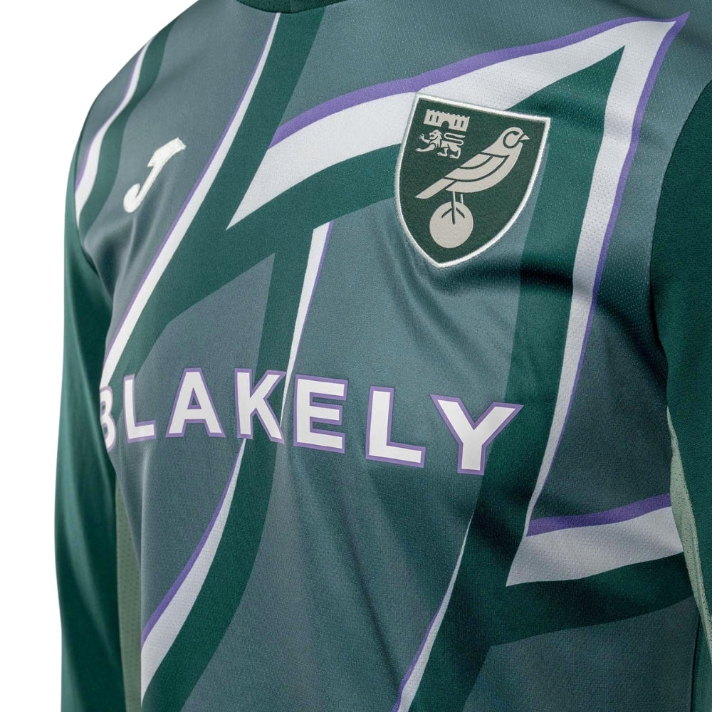 Norwich City Extérieur 25/26 - Manches Longues - Détail