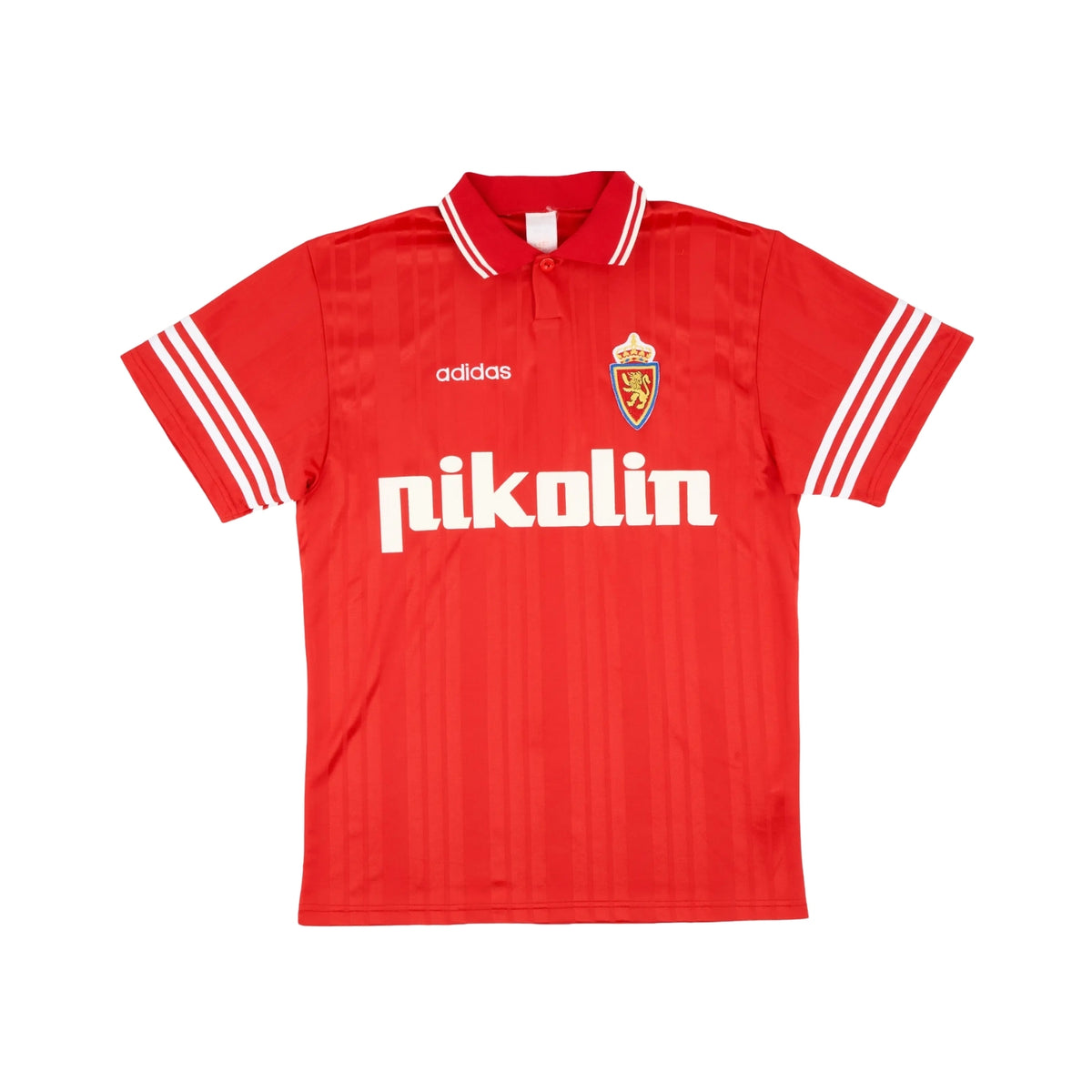 Real Zaragoza Extérieur 95/96 - Vue de face