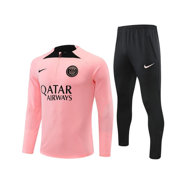 PSG - Survêtement - 1/2 Zip - Rose et Noir