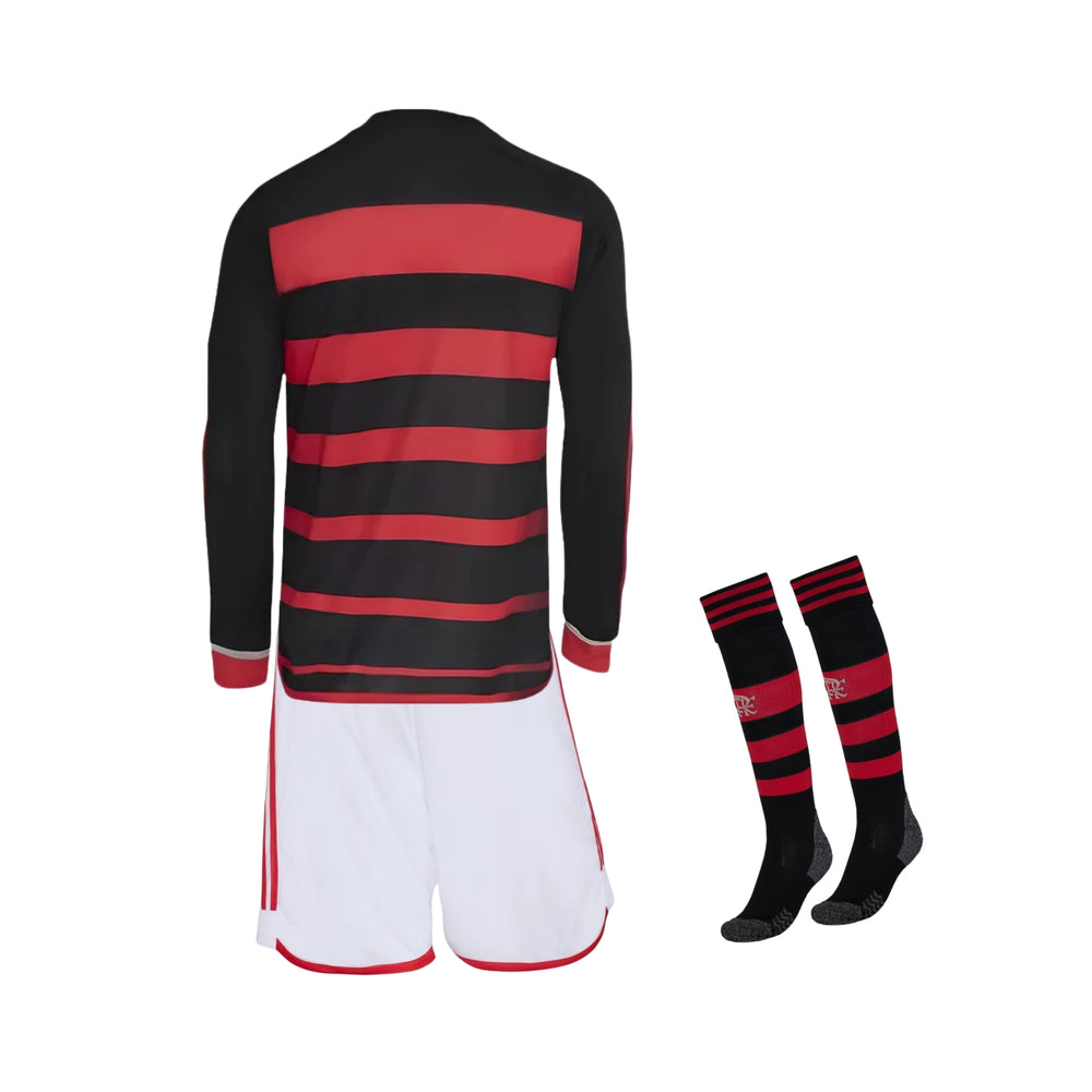 Kit - Flamengo Home 24/25 - Long Sleeves