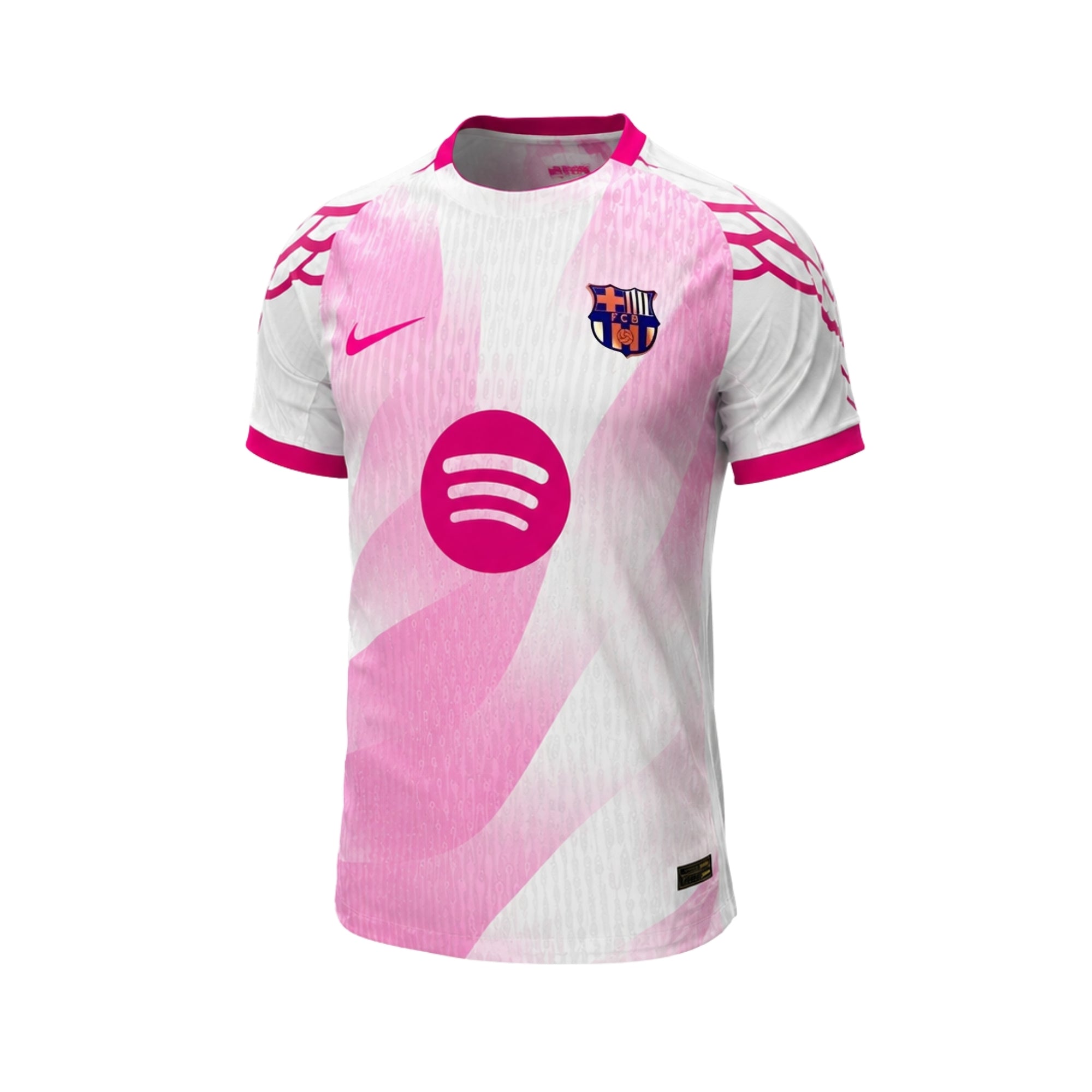 Barcelone Édition Spéciale 25/26 - Version Joueur - Blanc et Rose